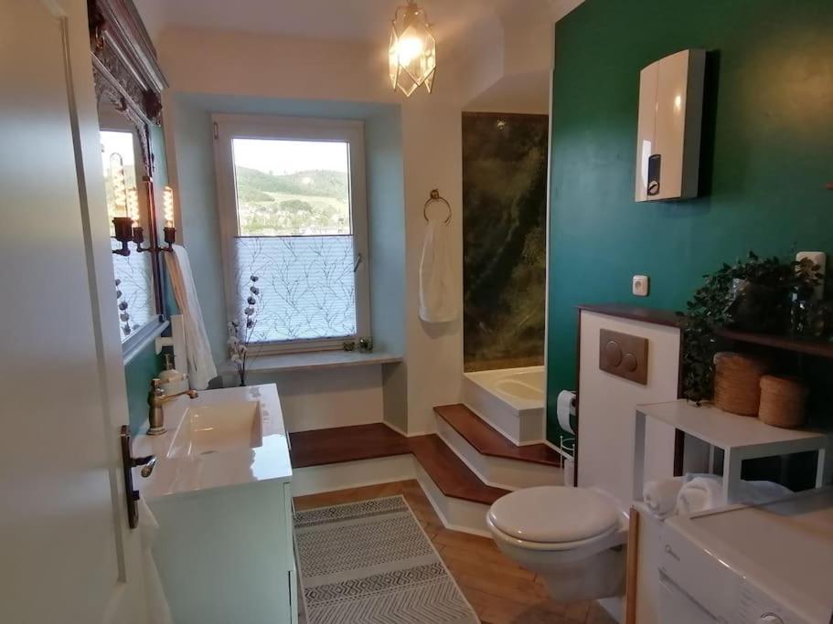 Voll Ausgestattete Wohnung Mit Moselblick Alf Kültér fotó